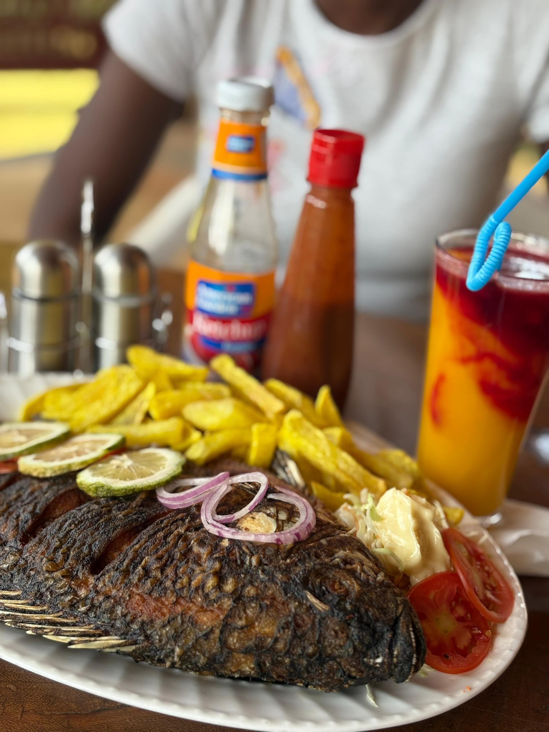 Delicious meals at Danma Gardens Restaurant